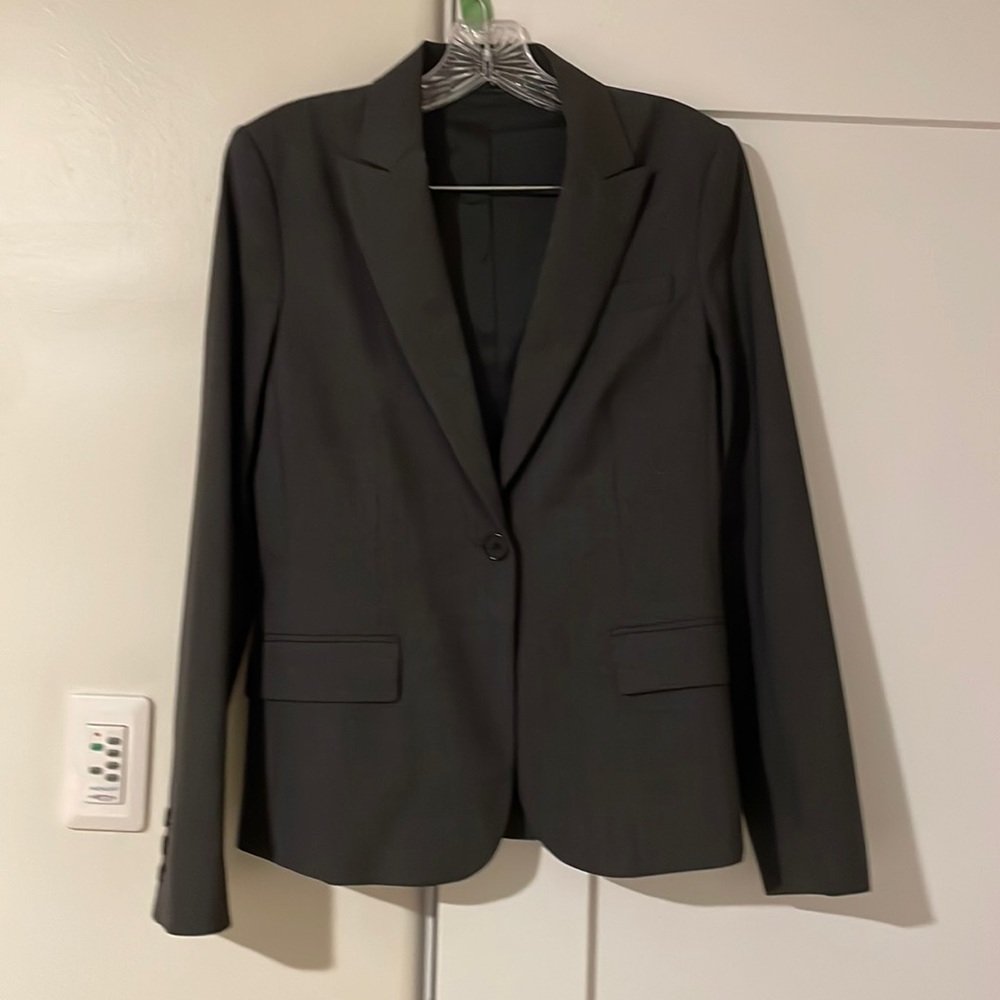 Theory Women’s Grey Wool Blazer